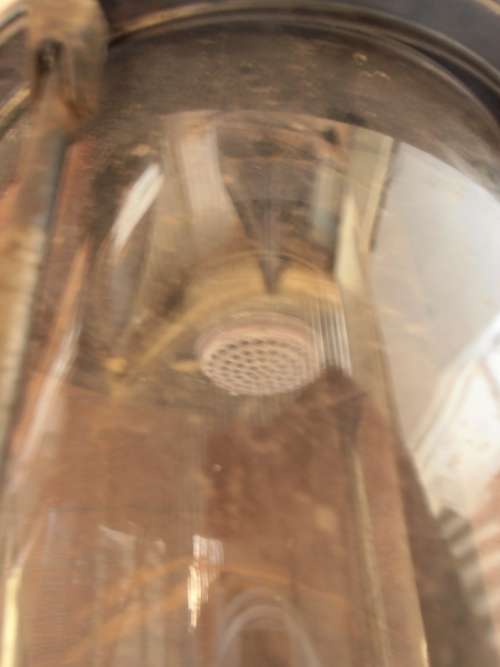 Vintage Radius No. 119 lamp with glass, large, made in Sweden