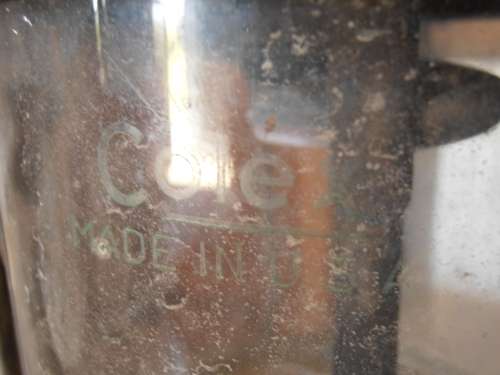 Vintage Radius No. 119 lamp with glass, large, made in Sweden