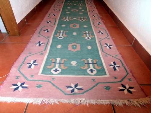 Kilim runner rug, 2.96 m x 77 cm, Kelim Persian carpet