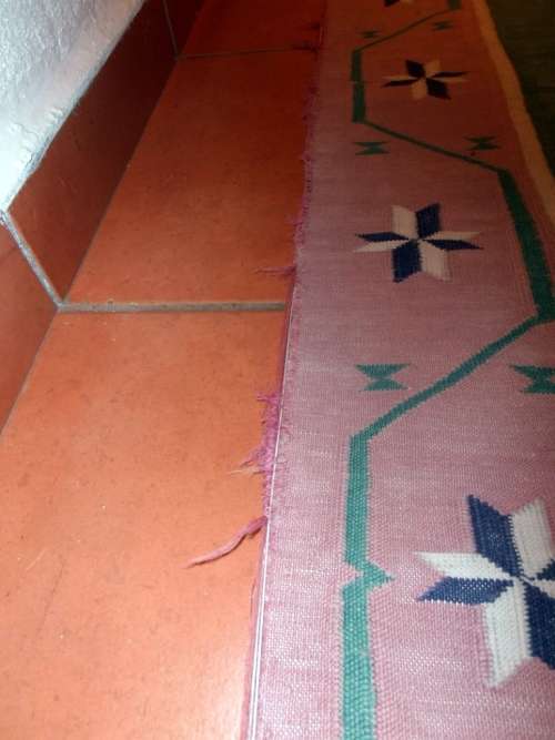 Kilim runner rug, 2.96 m x 77 cm, Kelim Persian carpet