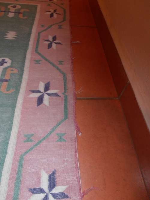 Kilim runner rug, 2.96 m x 77 cm, Kelim Persian carpet