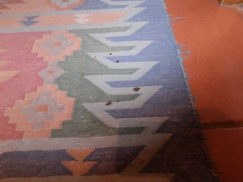 Very long Kilim runner rug, 5.40 m x 77 cm, Kelim Persian carpet