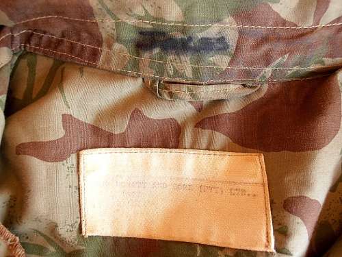 Camo shirt, long sleeves, size XL, Koevoet, SAP, South African Police