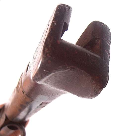 Bayonet with scabbard, total length is 44.5 cm