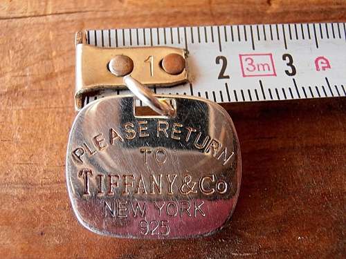 Tiffany & Co New York 925 Sterling Silver pendant