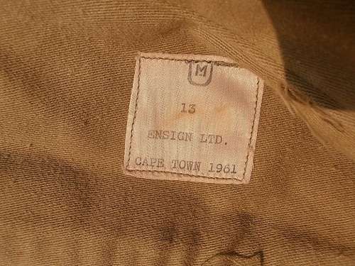 Large lot military clothing, WW2 to 1960's, battle dress, coat, balsak, bag, beige shorts & tops etc