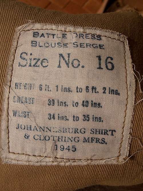 Large lot military clothing, WW2 to 1960's, battle dress, coat, balsak, bag, beige shorts & tops etc