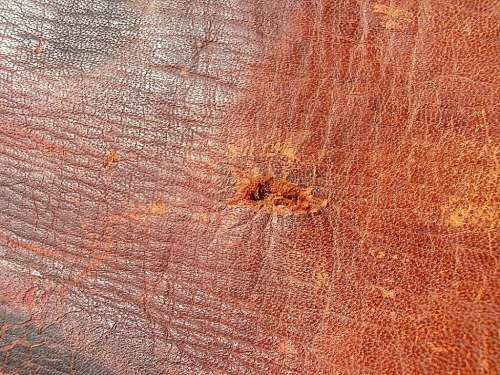 Vintage leather gun bag