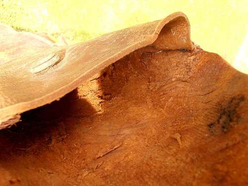 Vintage leather gun bag