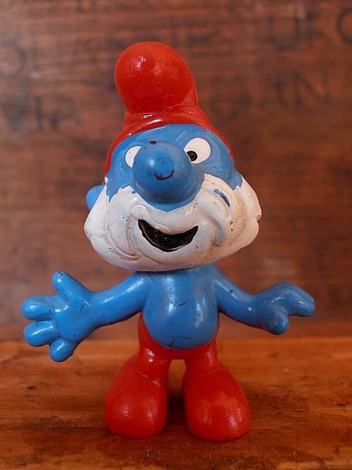 20001 Papa Smurf, Vintage Smurfs figure, Shipping will only be charged once!
