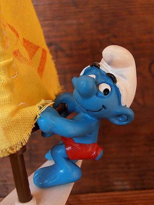 40215 Windsurfer Smurf, Vintage Smurfs figure, Shipping will only be charged once!