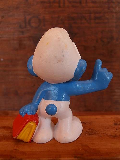 20094 Bookworm Smurf, Vintage Smurfs figure, Shipping will only be charged once!