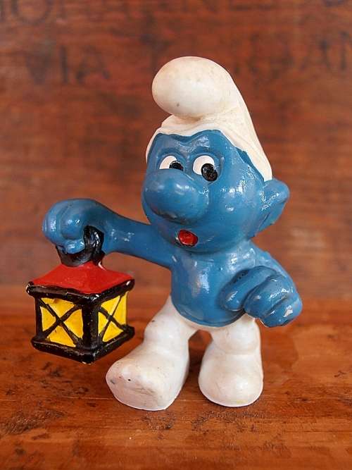 20024 Watchman Smurf, Vintage Smurfs figure, Shipping will only be charged once!