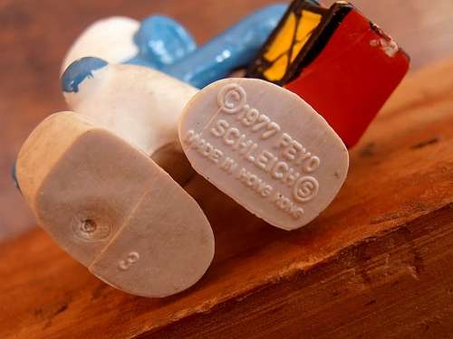 20024 Watchman Smurf, Vintage Smurfs figure, Shipping will only be charged once!