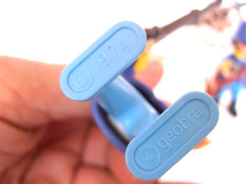 Vintage lot 1970's Playmobil US Army figures, soldiers and canons, Geobra