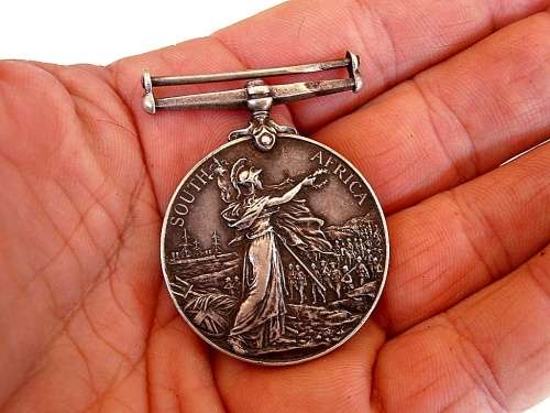 QSA medal, 102 TPR. J.B. Comley Stockenstroom D.M.C., full size. SHIPPING ONLY CHARGED ONCE!