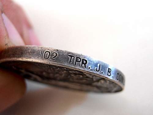 QSA medal, 102 TPR. J.B. Comley Stockenstroom D.M.C., full size. SHIPPING ONLY CHARGED ONCE!