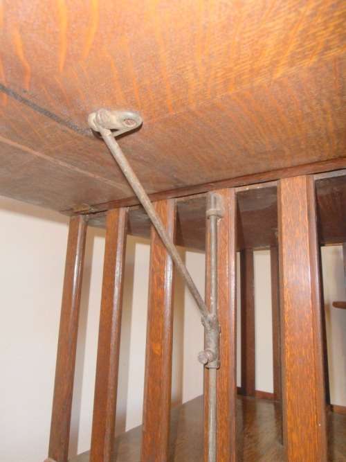 Antique Victorian revolving bookcase, bookshelf