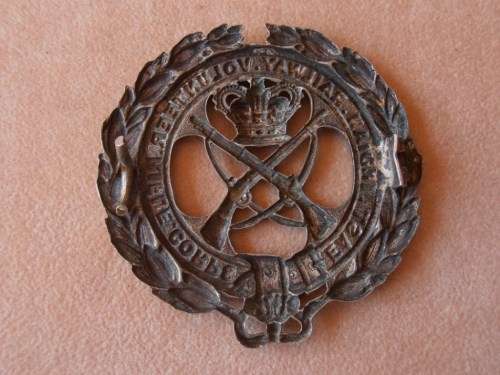 East Indian Railway Volunteer Rifle Corps badge
