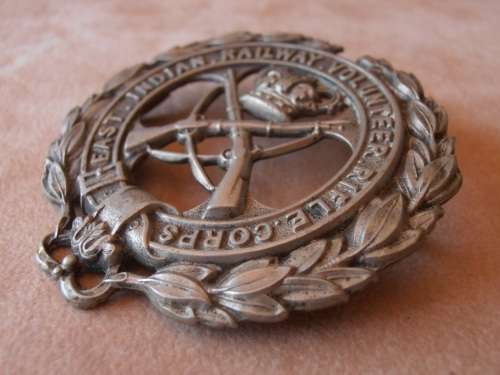 East Indian Railway Volunteer Rifle Corps badge