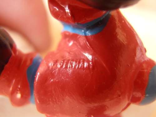 20035 Footballer Smurf, vintage Smurfs figure. Shipping will only be charged once!