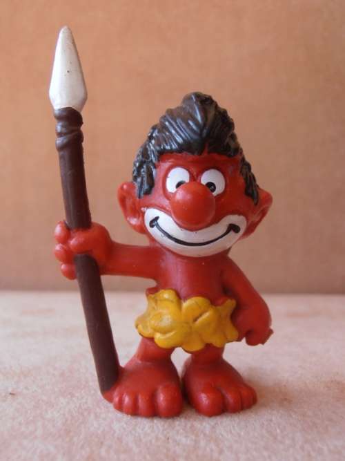 20069 Jungle Smurf, vintage Smurfs figure. Shipping will only be charged once!