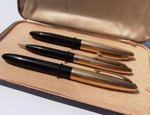 Sheaffer's very old vintage writing set in original box, HOUSE-MANIA!