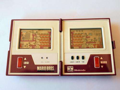 NINTENDO MARIO BROS, original vintage 1983 Game & Watch, 80's-MANIA!