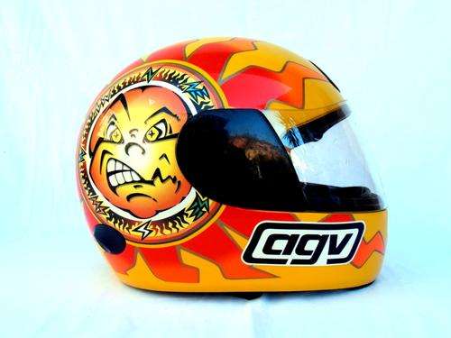 Vintage AGV VALENTINO ROSSI SUN & MOON HELMET from 1999
