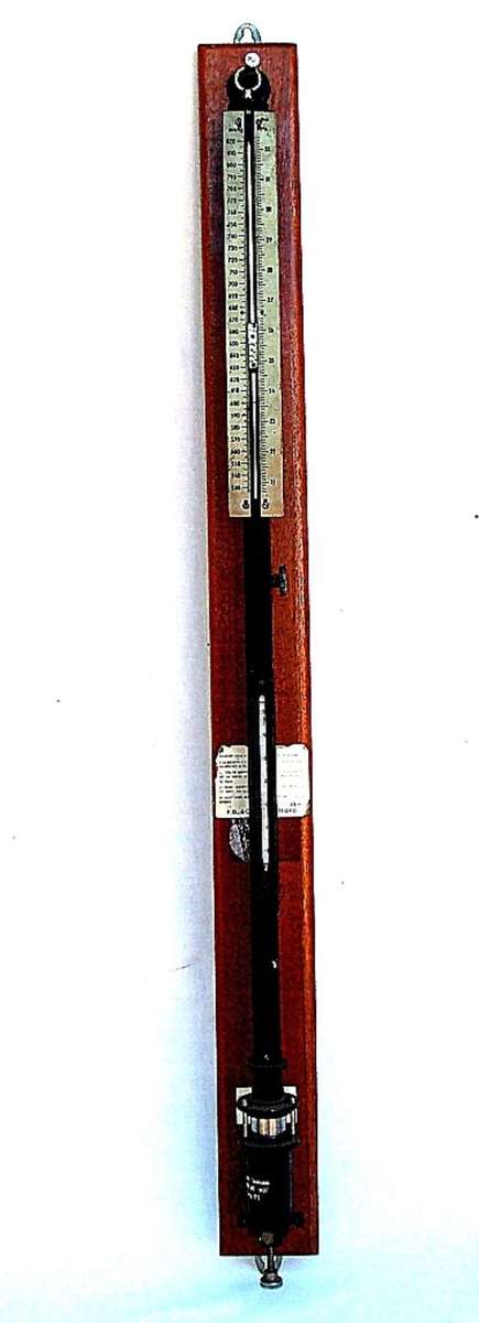Vintage F.D. & CO. LTD. WATFORD scientific barometer, mercury