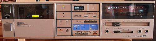 Vintage 1980's DENON DR-M3 CASSETTE DECK, TAPE DECK