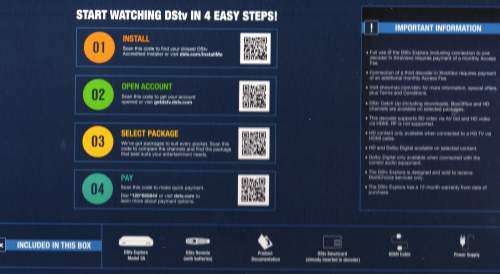 DSTV Explora model 3A