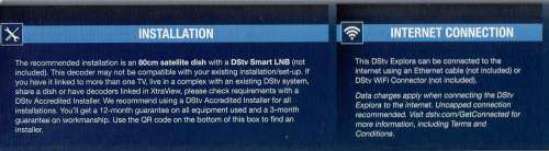 DSTV Explora model 3A