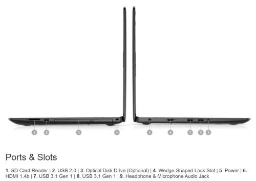 DELL Inspiron 3580: 8th Gen i7-8565U, Win11 Pro on 480GB SSD + 1TB HDD, 15.6` FHD screen