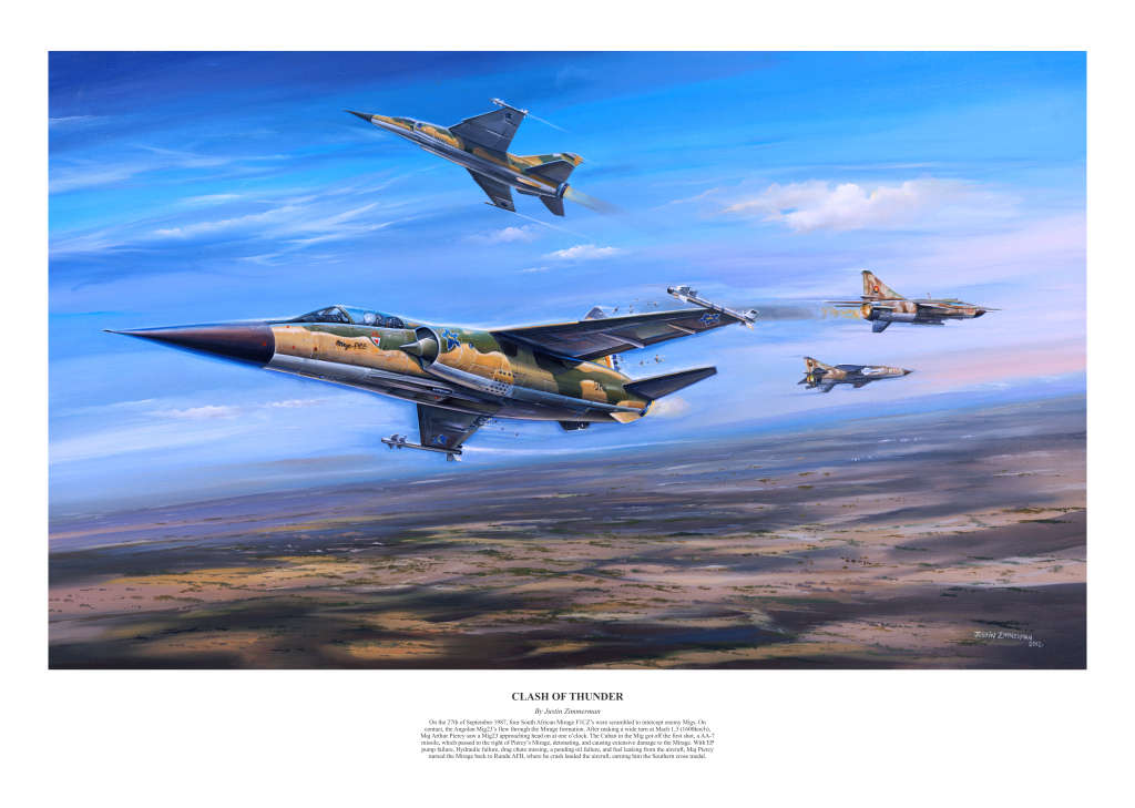 Mirage F1CZ `Clash of Thunder` A2 Fine Art Print
