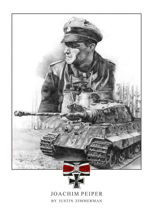 Joachim Peiper - A3 Fine Art Print