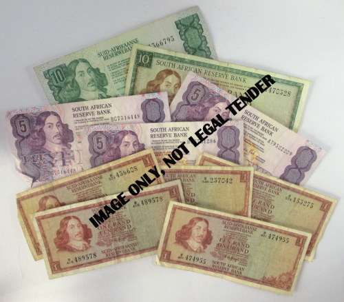 South Africa, 10 various notes