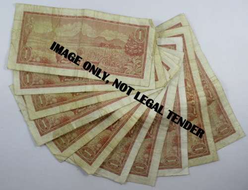 South Africa 11 One Rand Notes, B Series