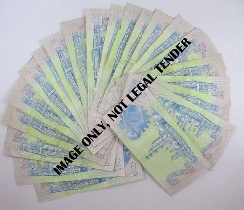 South Africa, 21, Two Rand  Notes.