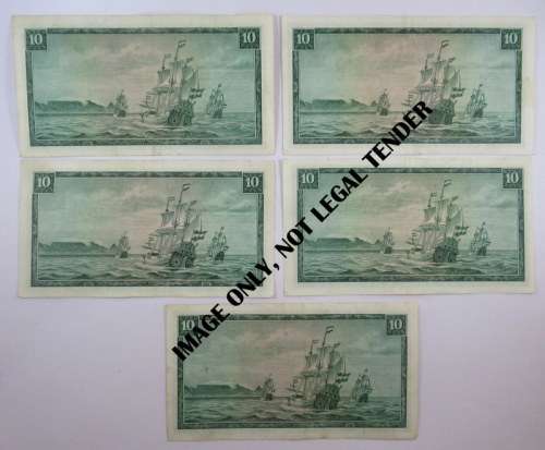 South Africa, 5, Ten Rand Notes, C Series