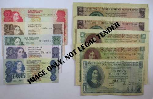 South Africa, Assortment of Notes