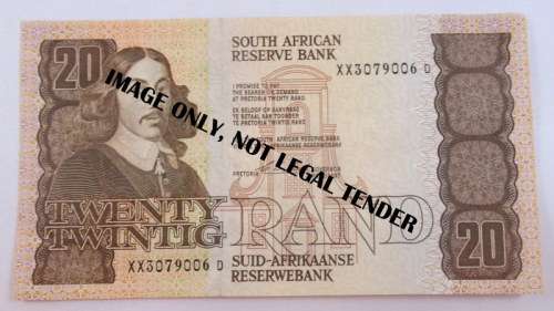 South Africa, 20 Rand Note, XX Series, Replacement note