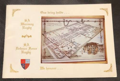 1989 We honour SA Defense Force rugby book