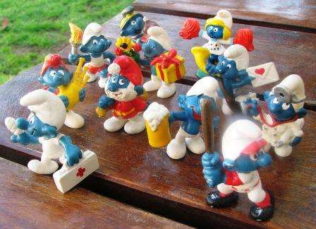 Smurfs (Peyo/Schleich) : BATCH of 11