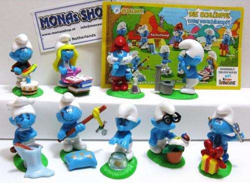 MINIATURE PEYO SMURFS 50 YEARS BIRTHDAY COLLLECTION