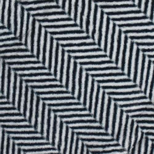 Navy and white Poncho