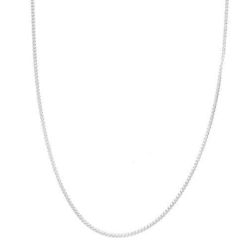 925 Sterling Silver 40cm Curb Chain up