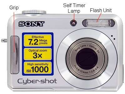 Sony Cyber-shot DSC-S650 7.2MP 3x Optical Zoom Camera