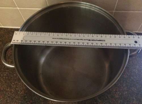 3 in 1 At Home Stainless Steel Multipurpose Stock Pot & Steamer with basket & lid Bargain!