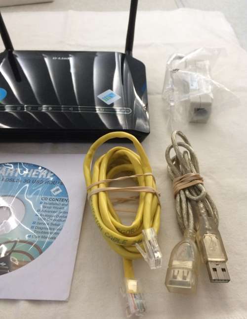 D-link DSL-2750U Wireless N ADSL2+ 4-Port Router with 3G failover Bargain!